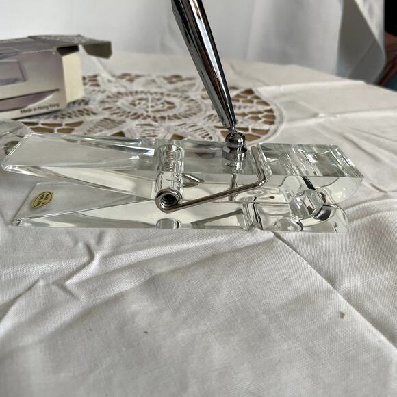 Acrylic Memo Clip in BOX with ball point pen and letter opener - Picture 4 of 7